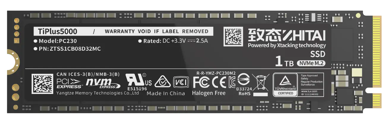 致钛 TiPlus5000 1TB