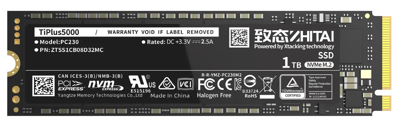 致钛 TiPlus5000 1TB