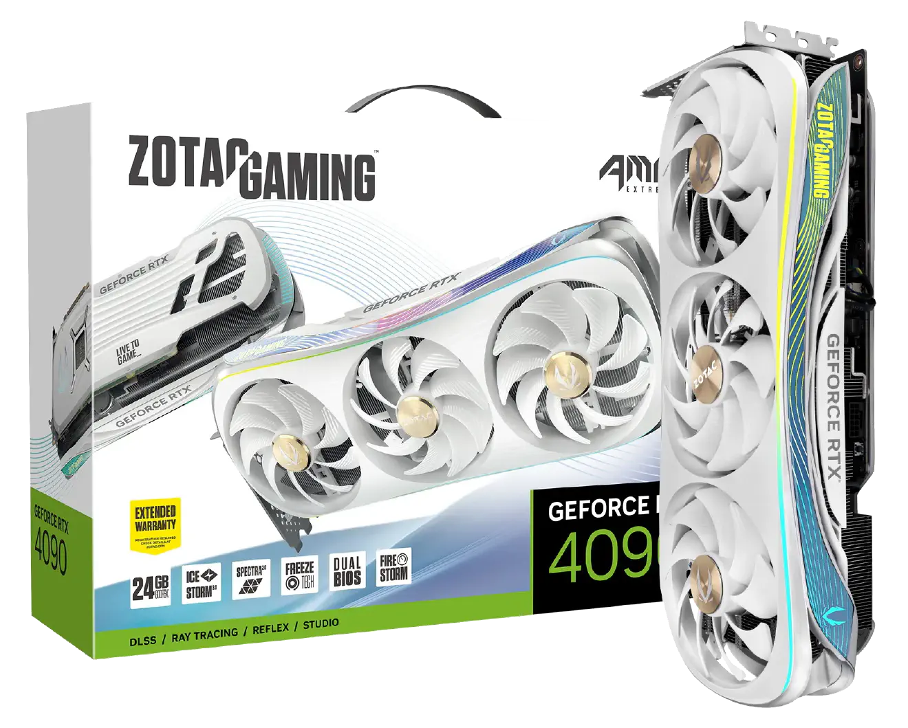 索泰 RTX4090 AMP EXTREME AIRO 月白