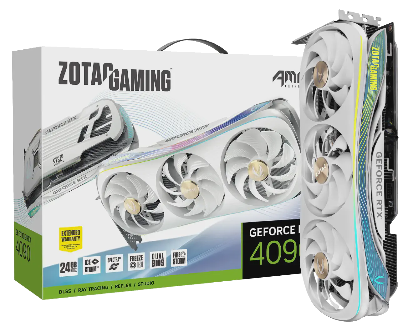 索泰 RTX4090 AMP EXTREME AIRO 月白